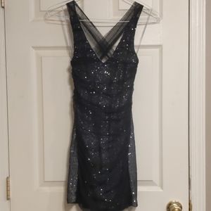 Black/silver Express Dress